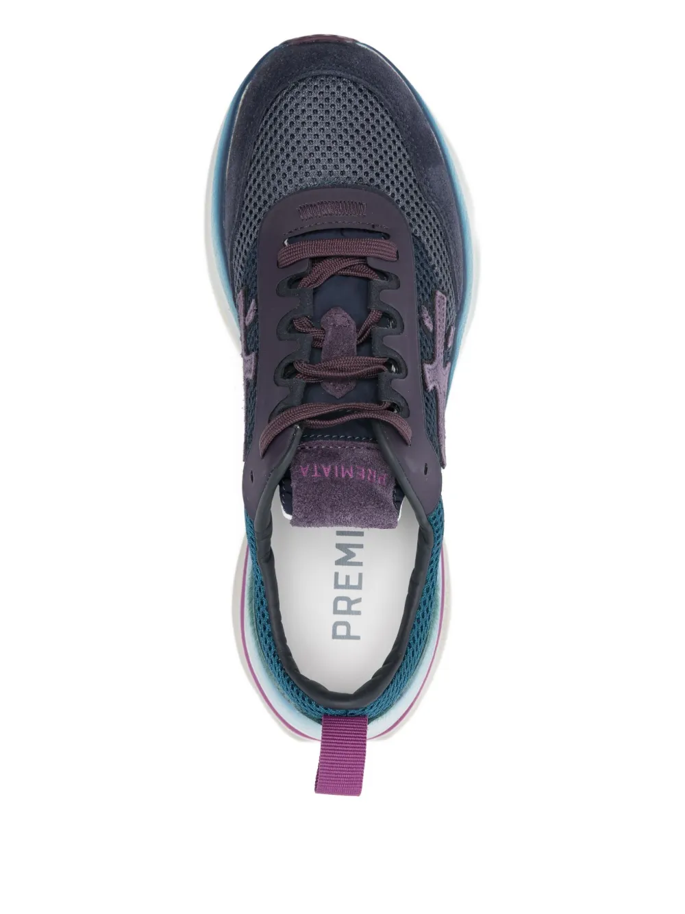 Premiata Sneakers met logopatch Groen