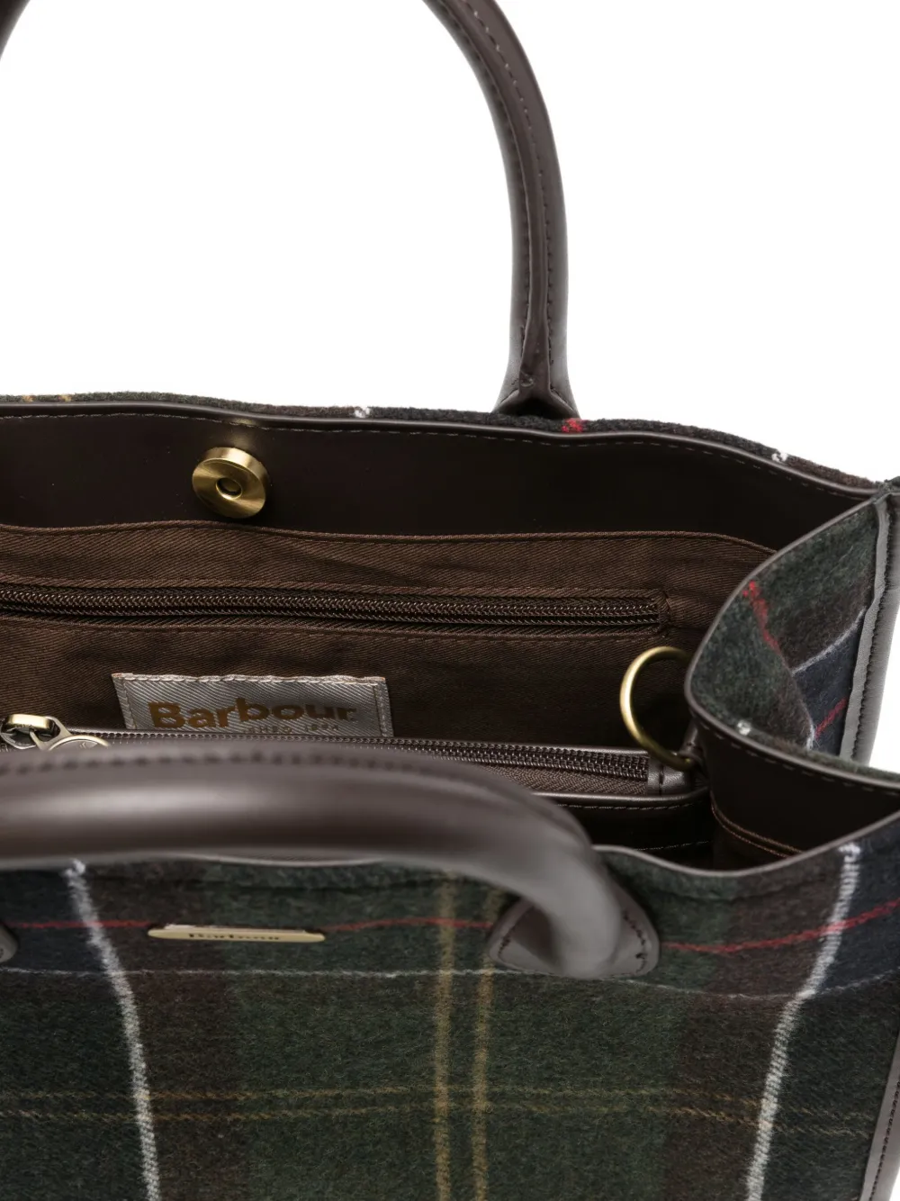 Barbour Barrhill Tote Bag In Green