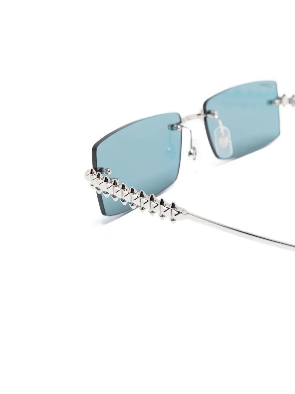 Cartier Eyewear Zonnebril met studs Zilver