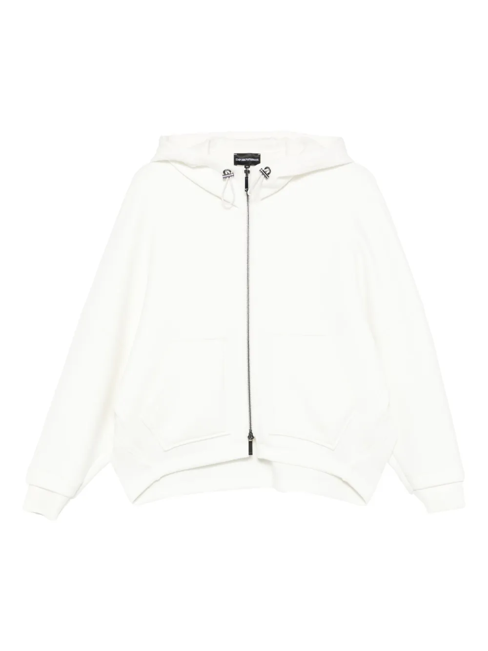 Emporio Armani hooded oversized jacket | White | Image 1