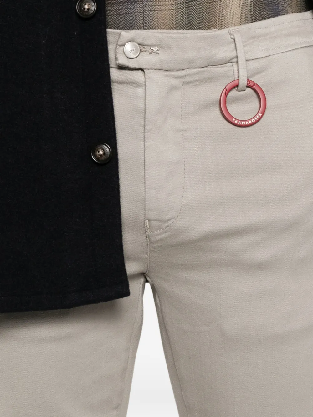 Sartoria Tramarossa Slim-fit Trousers In Neutral