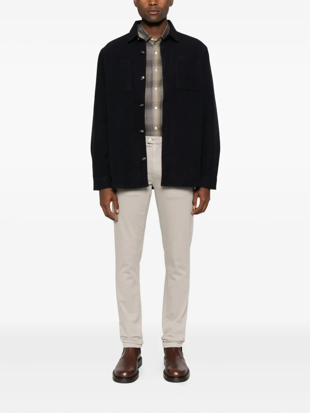 Sartoria Tramarossa slim-fit trousers - Beige