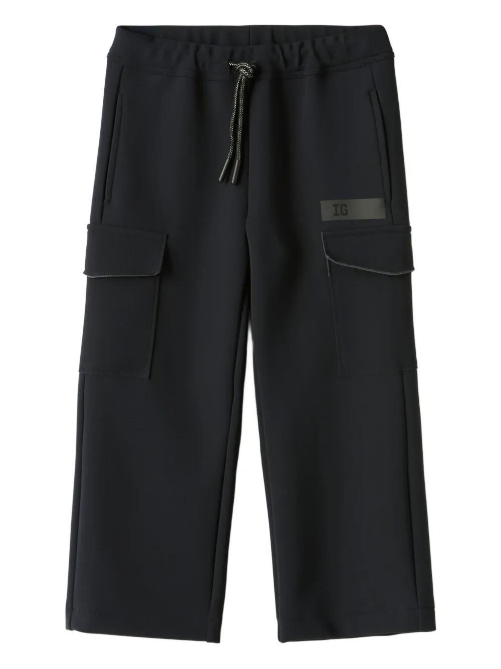 Il Gufo Kids' Elasticated-waistband Trousers In Black