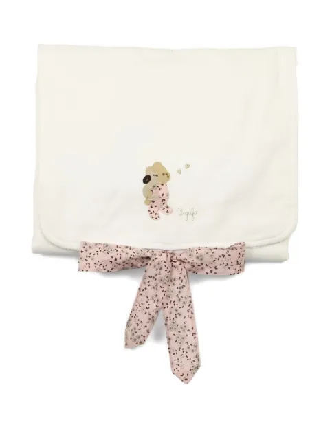 Il Gufo floral-bow changing mat