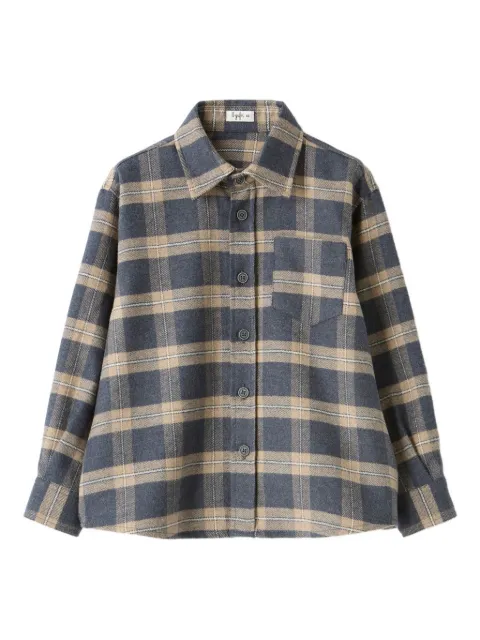 Il Gufo Camicia in cotone a fantasia