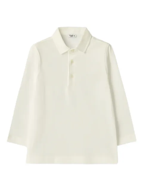 Il Gufo playera tipo polo manga larga