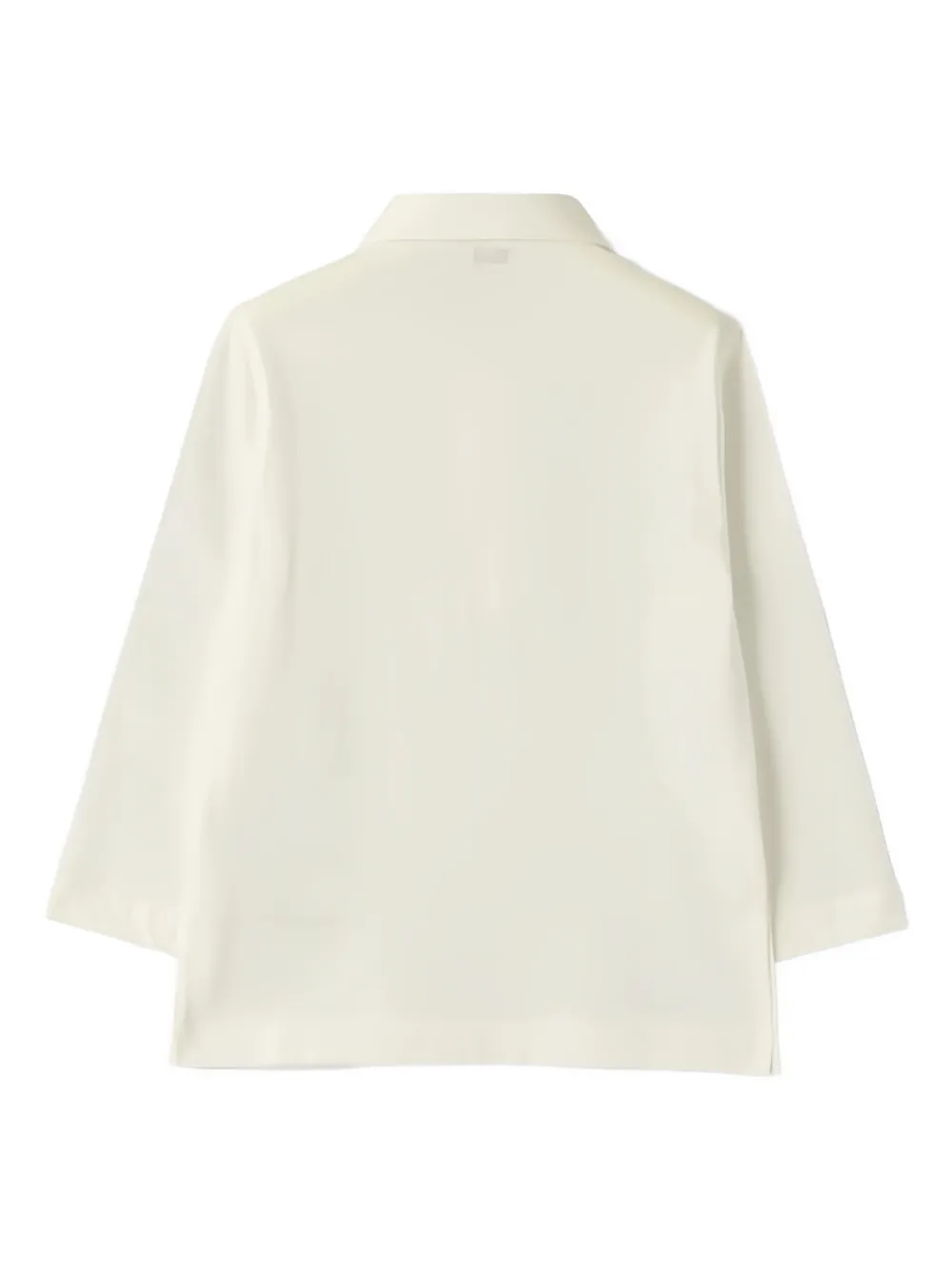  Il Gufo Long-sleeve Polo Shirt - Neutrals 