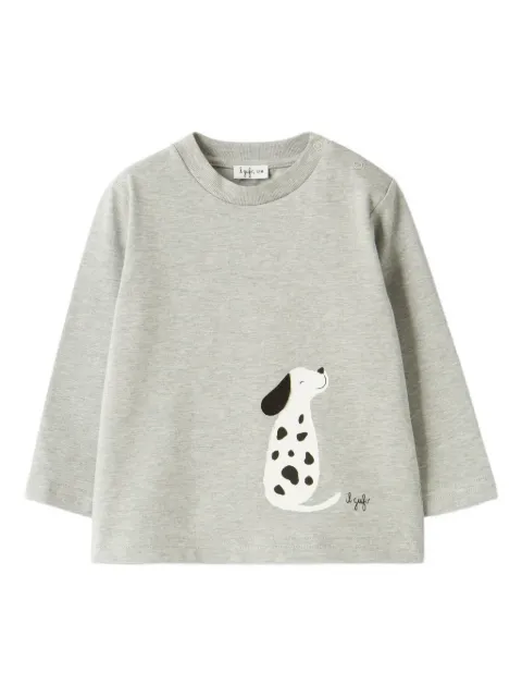 Il Gufo Dalmatian graphic top