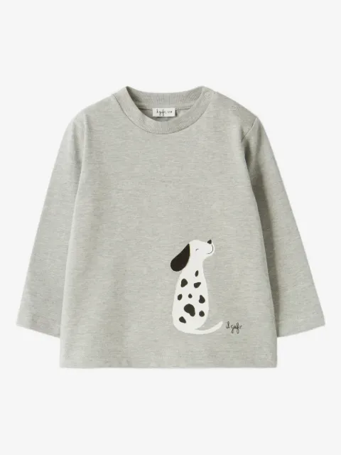Il Gufo Dalmatian graphic top