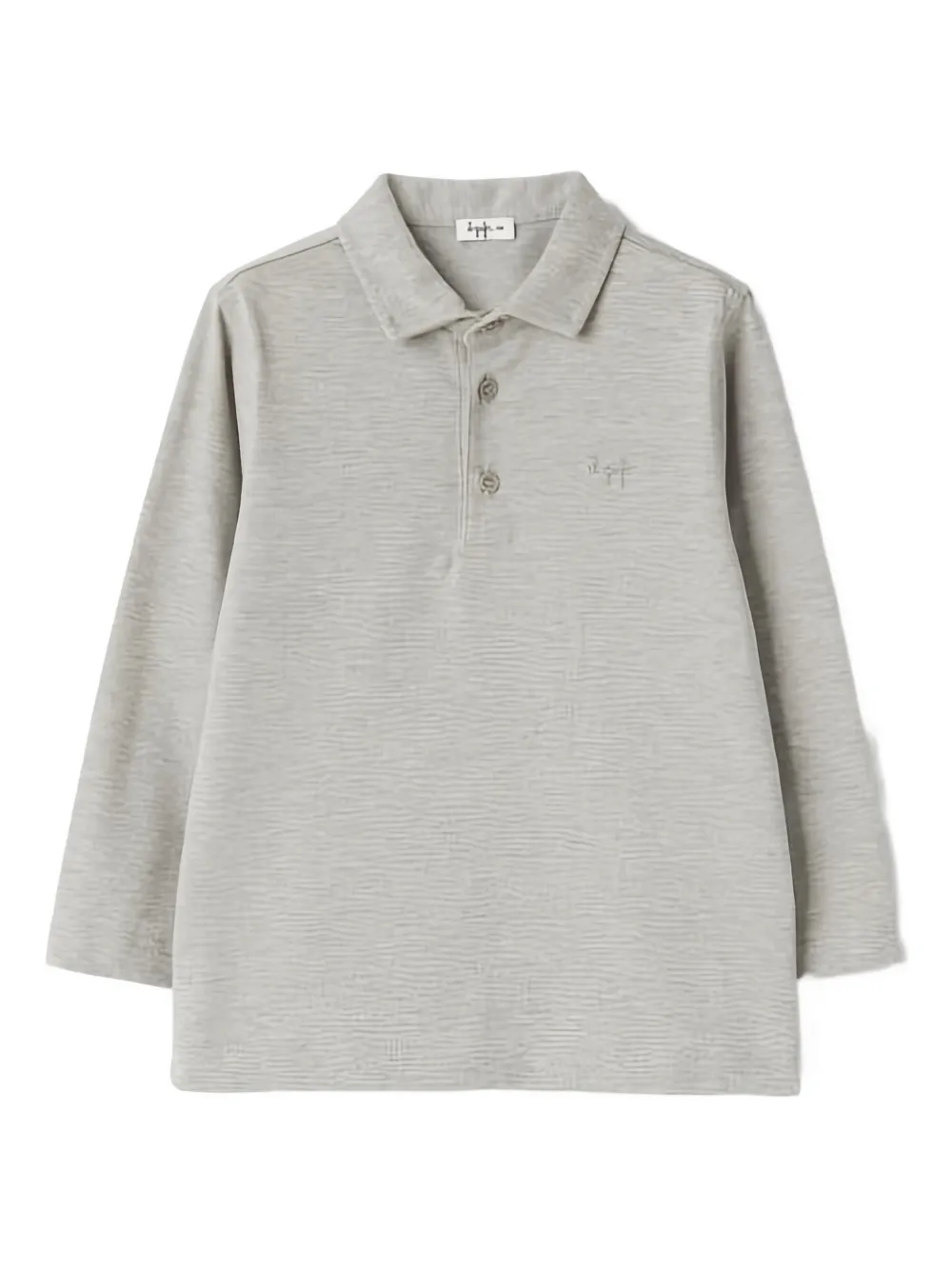 Il Gufo long-sleeved polo shirt - Grigio