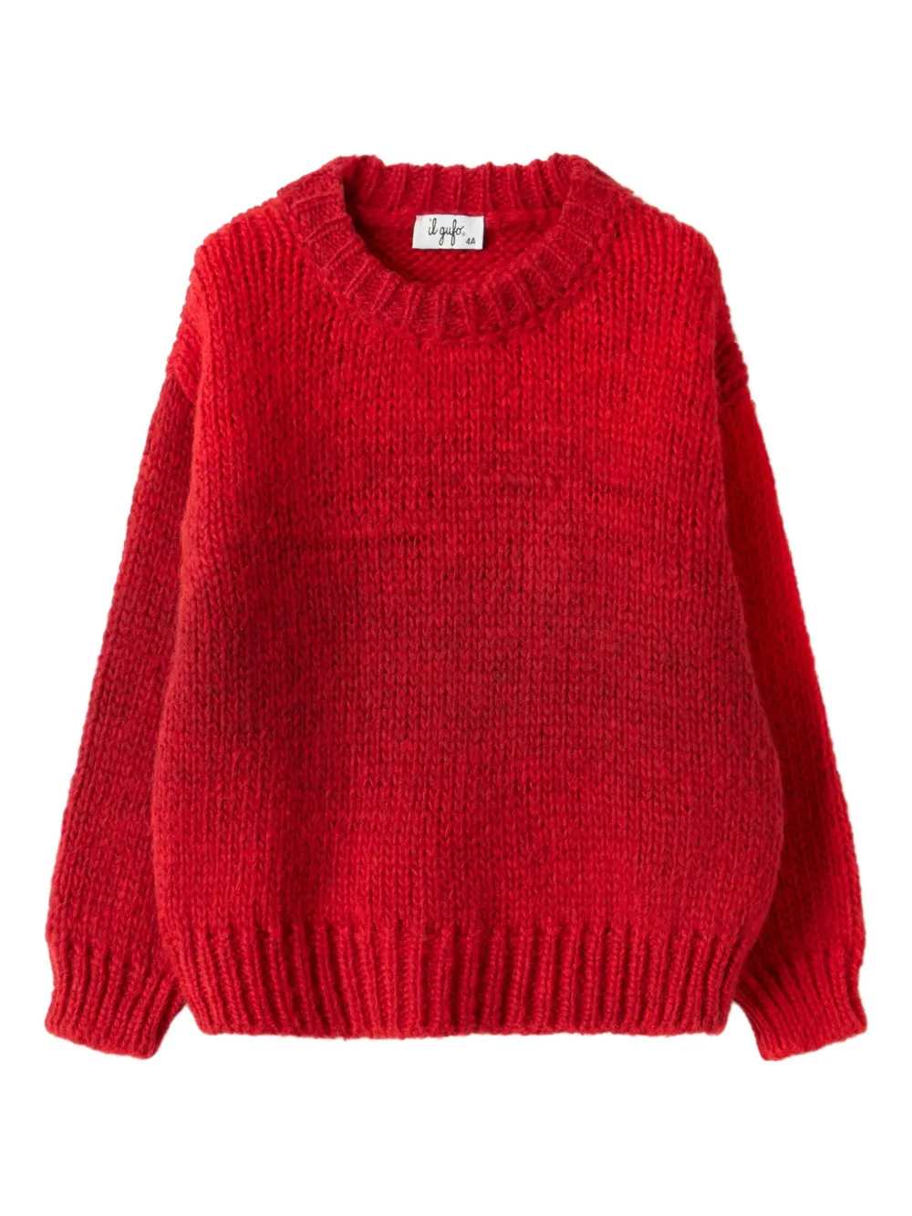 Il Gufo suéter con cuello redondo | rojo | Image 1