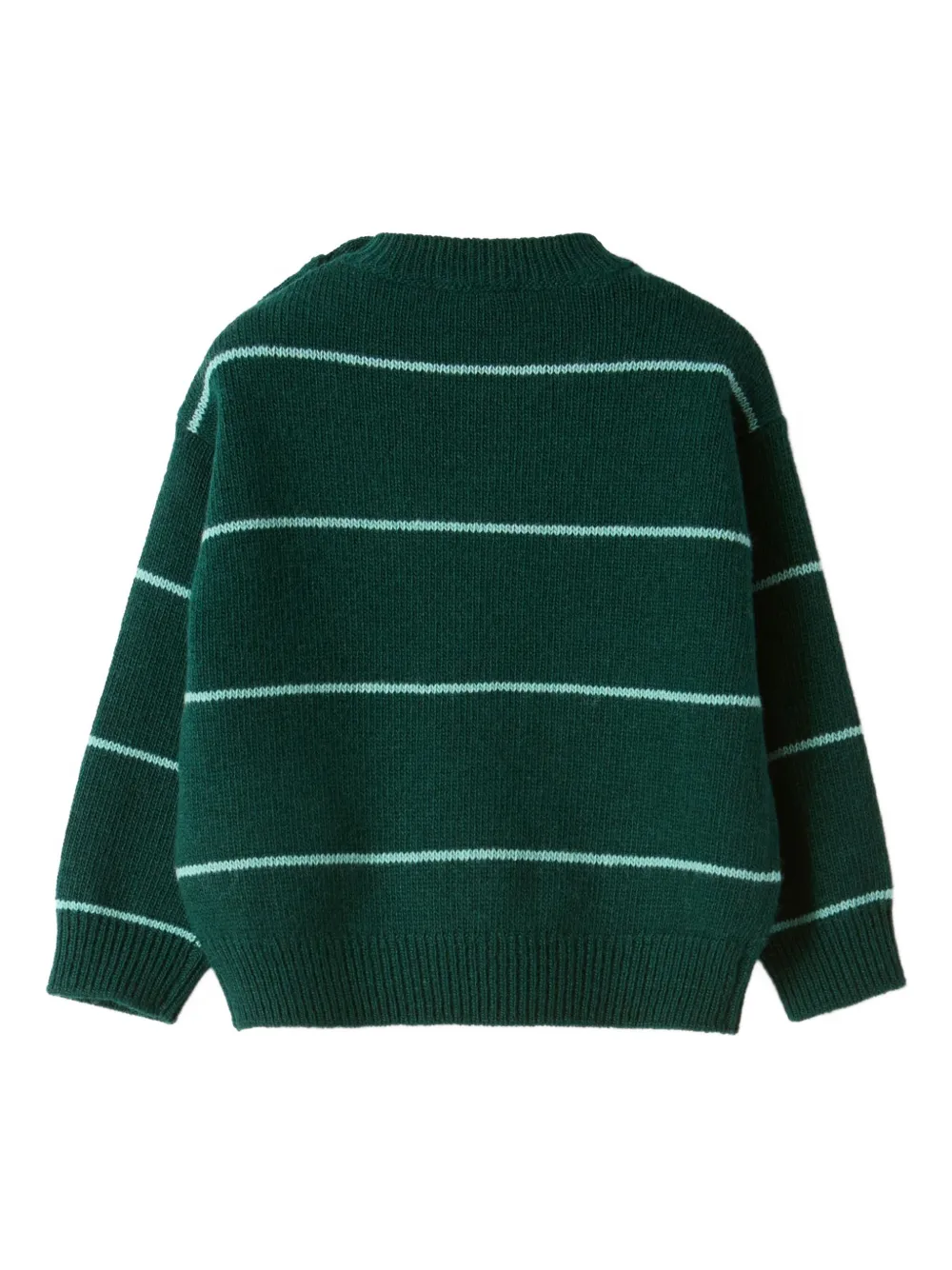 Il Gufo Striped-pattern Merino Sweater In Multi