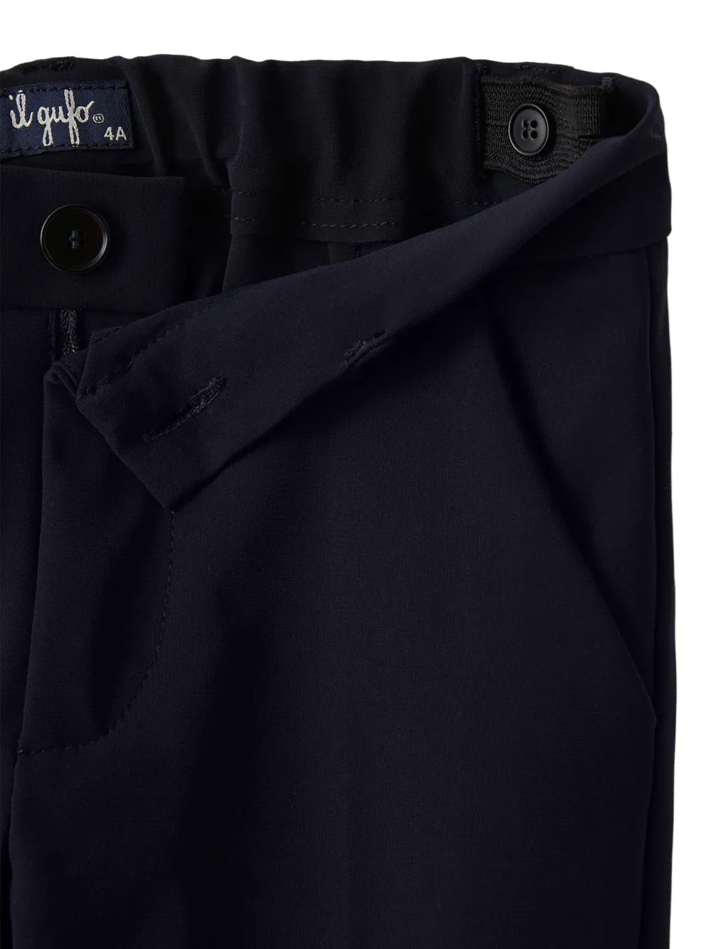 Il Gufo Broek met knopen Blauw