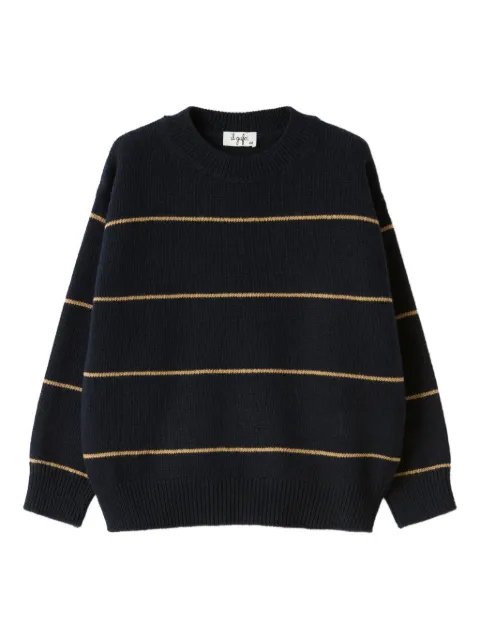 Il Gufo striped crew-neck sweater 