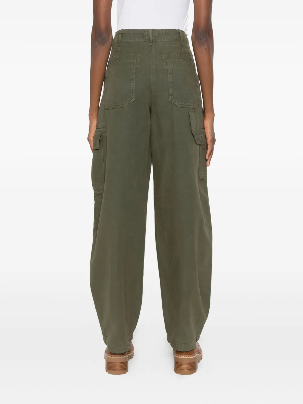 Bellerose Cargo broek Groen