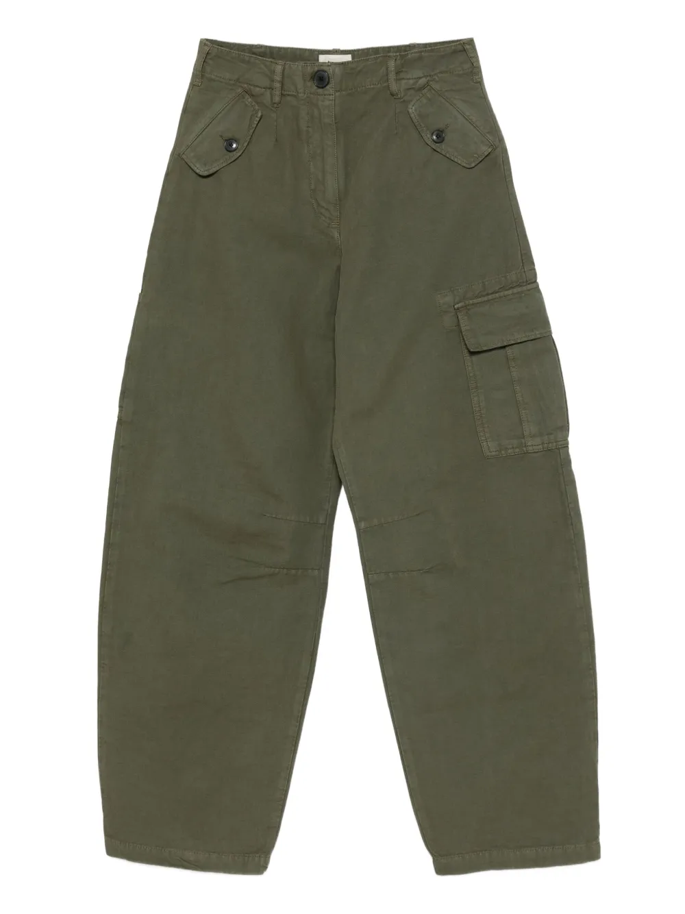 Bellerose cotton cargo pants | Green | Image 1