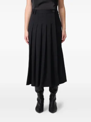 Black Comme Des Garçons プリーツ スカート | ブラック | FARFETCH JP