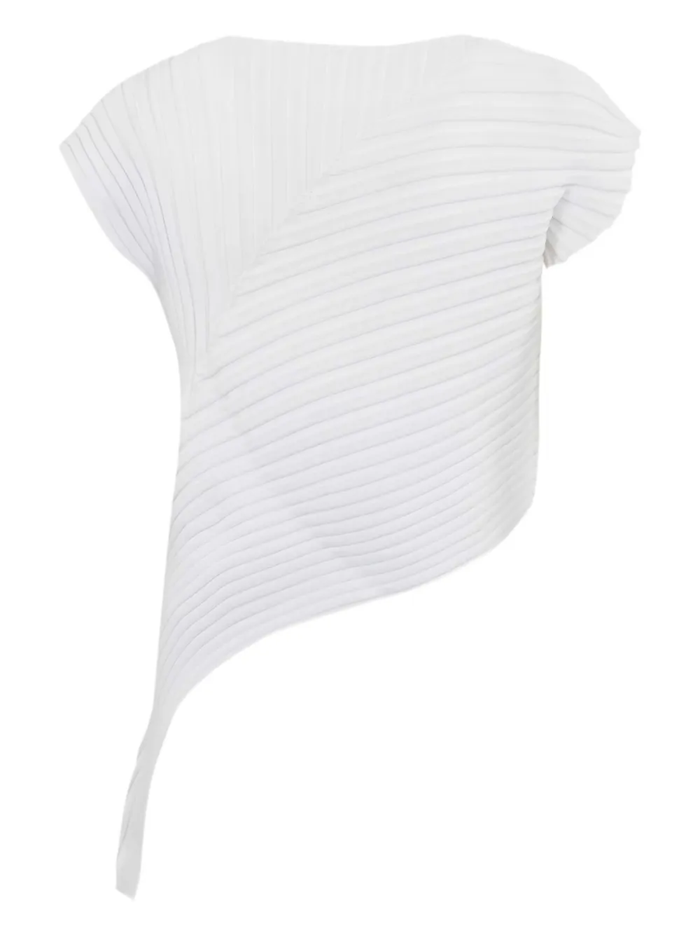 Liviana Conti Ribbed T-shirt In White