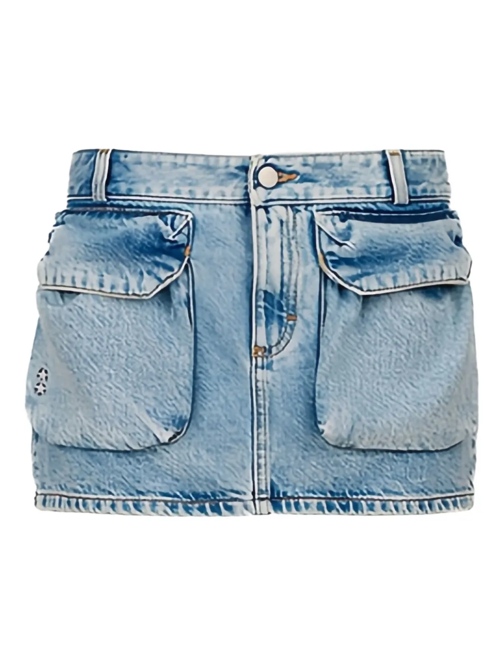 ICON DENIM Gio mini skirt - Blu
