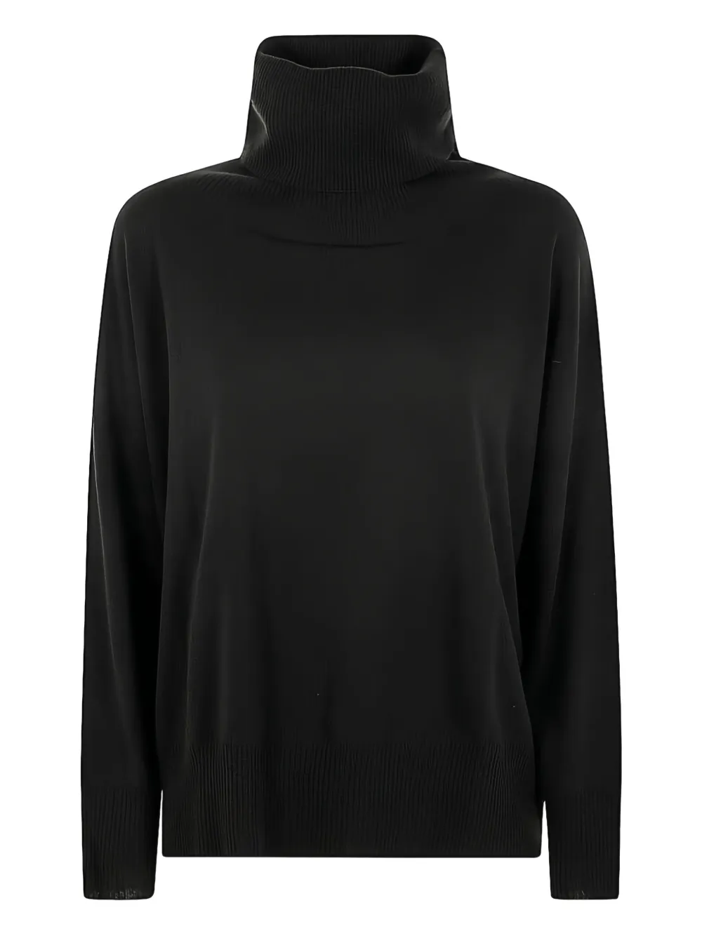 Liviana Conti Roll-neck Sweater In Black