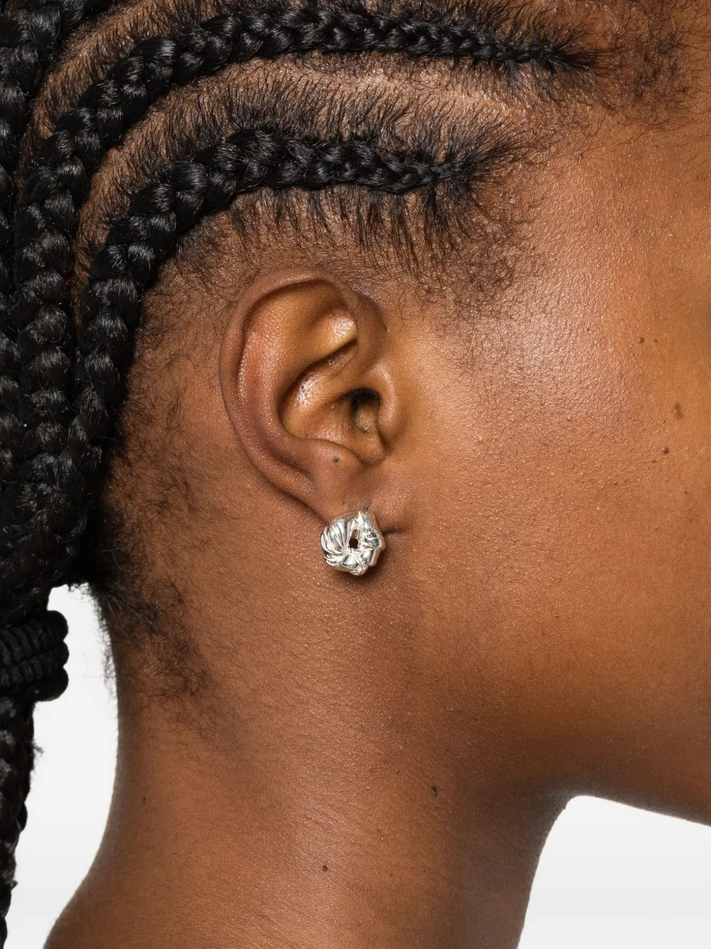 Completedworks Jetty Textured Earrings In Metallic