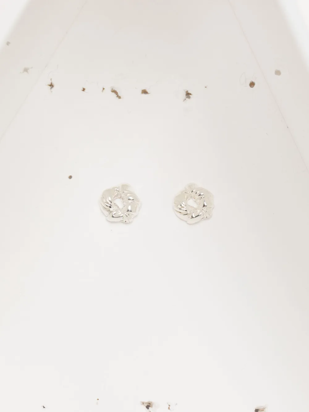 Completedworks Jetty Textured Earrings In Metallic