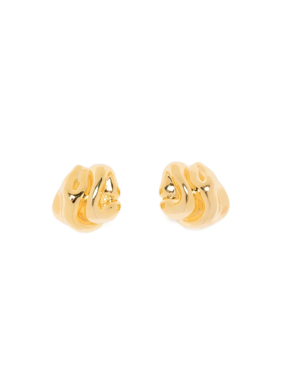 Completedworks Knoll Knotted Earrings In Gold