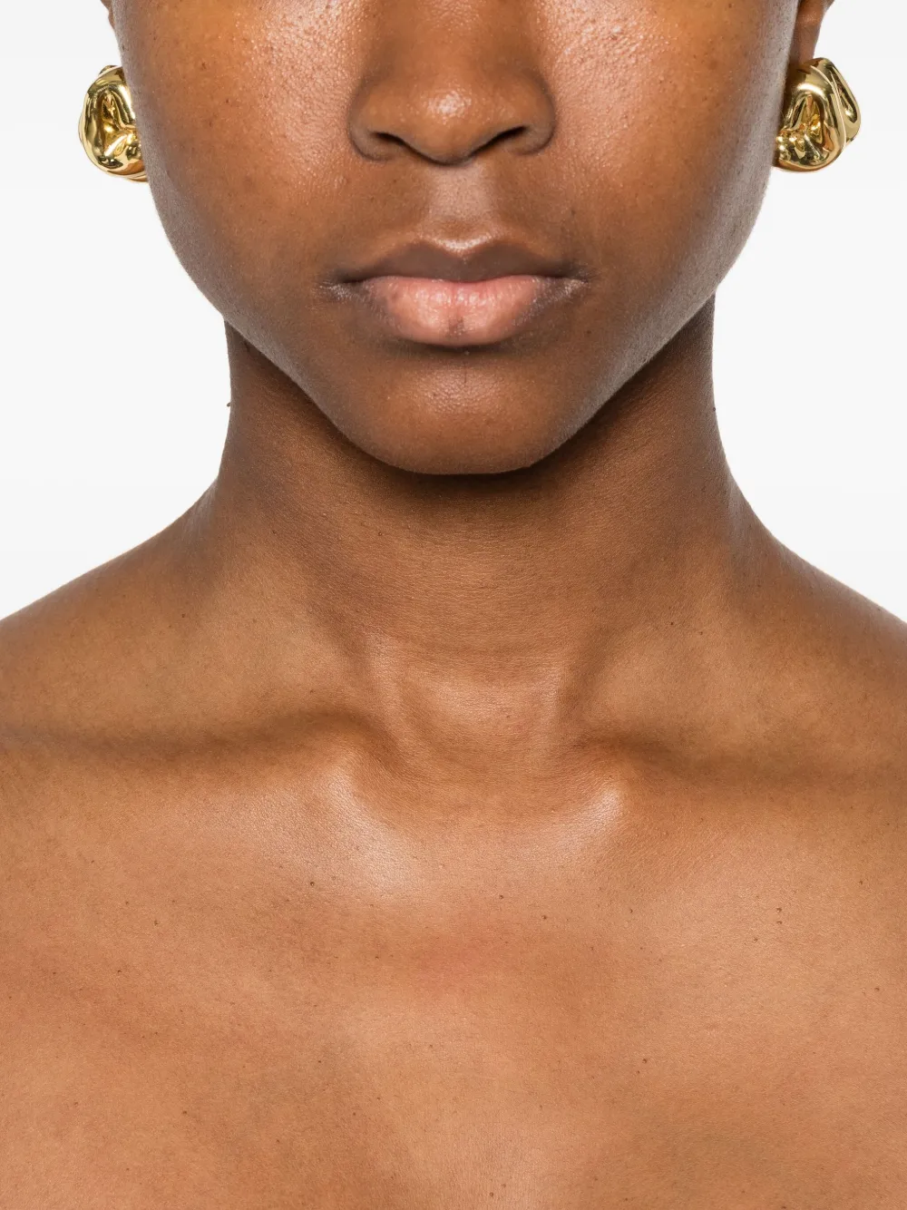 Completedworks Knoll Knotted Earrings In Gold