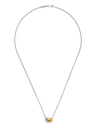 Tom Wood Sphere Double Pendant Duo Necklace | Silver | FARFETCH