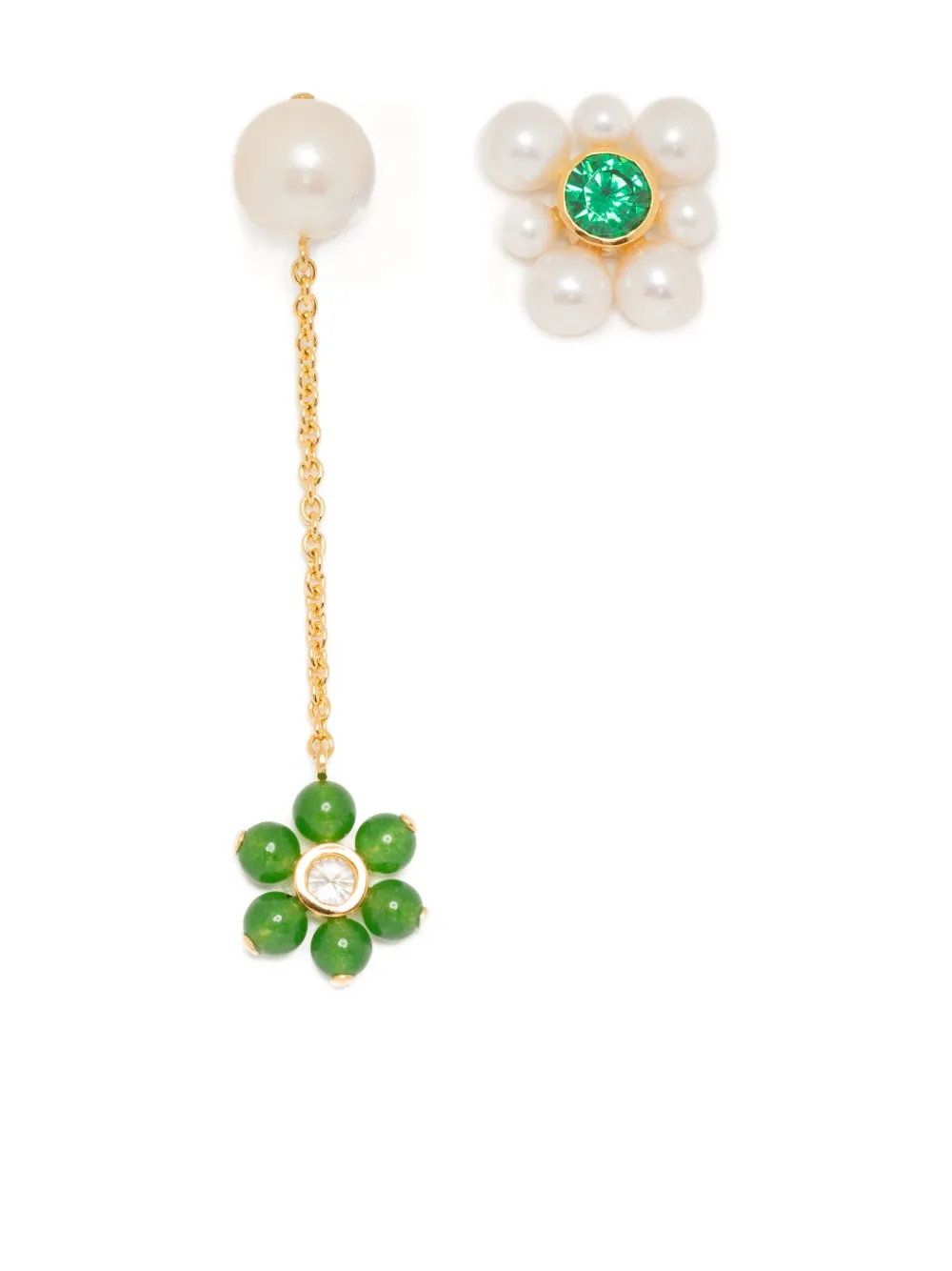 Completedworks Not Brainwashed (yet) Flower Earrings In Gold