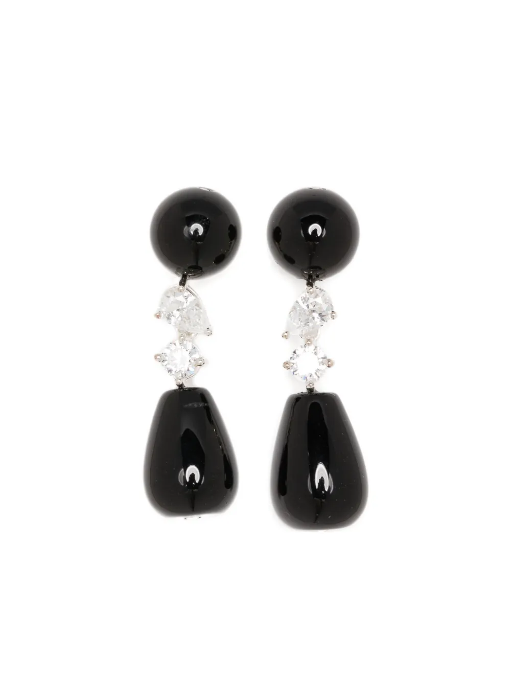 Completedworks Tarn Drop Earrings In Black