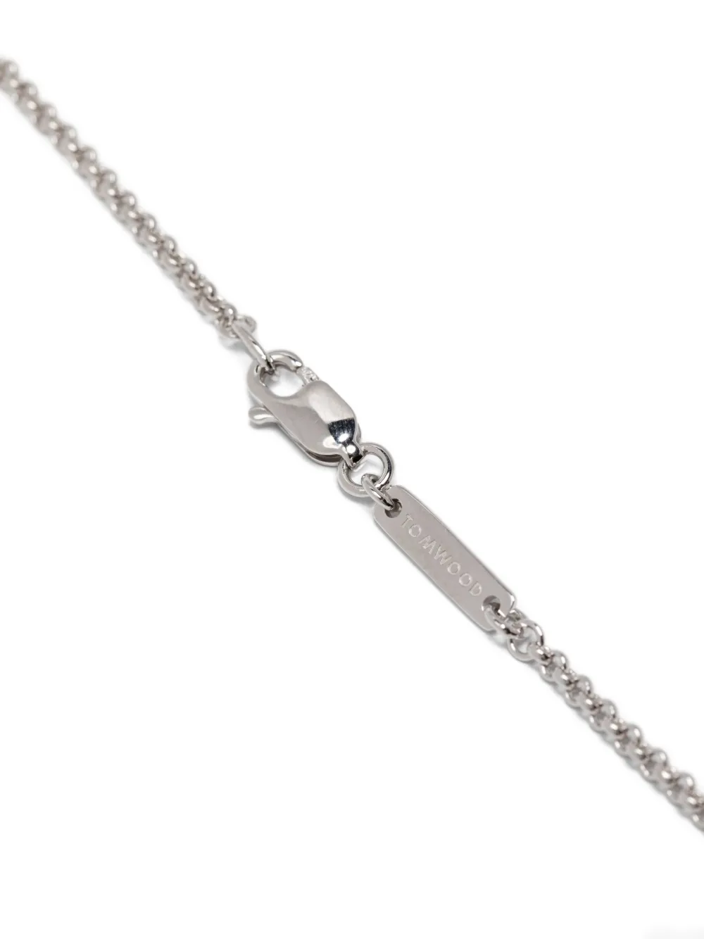 Tom Wood Sphere Double-pendant Necklace In Silver