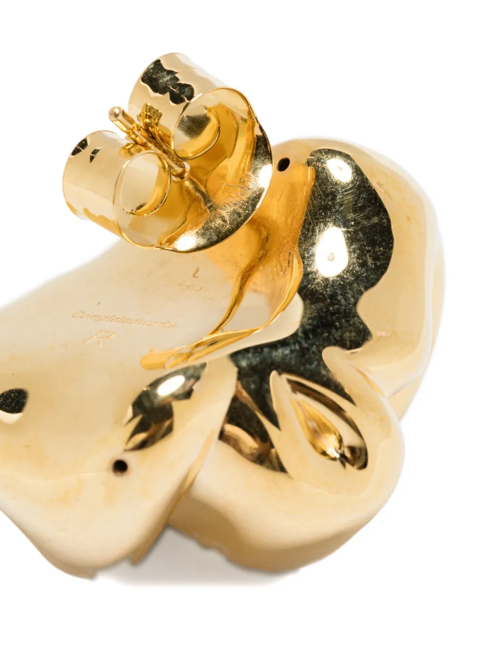 Completedworks Scrunch Earrings In Gold