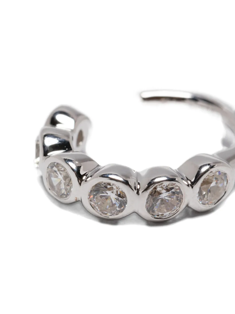 Completedworks Arc Crystal-embellished Ear Cuff In Metallic