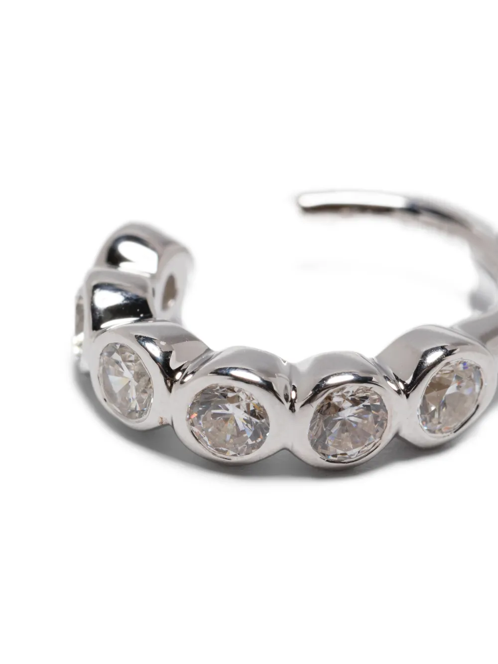  Completedworks Arc Crystal-embellished Ear Cuff - Silver 