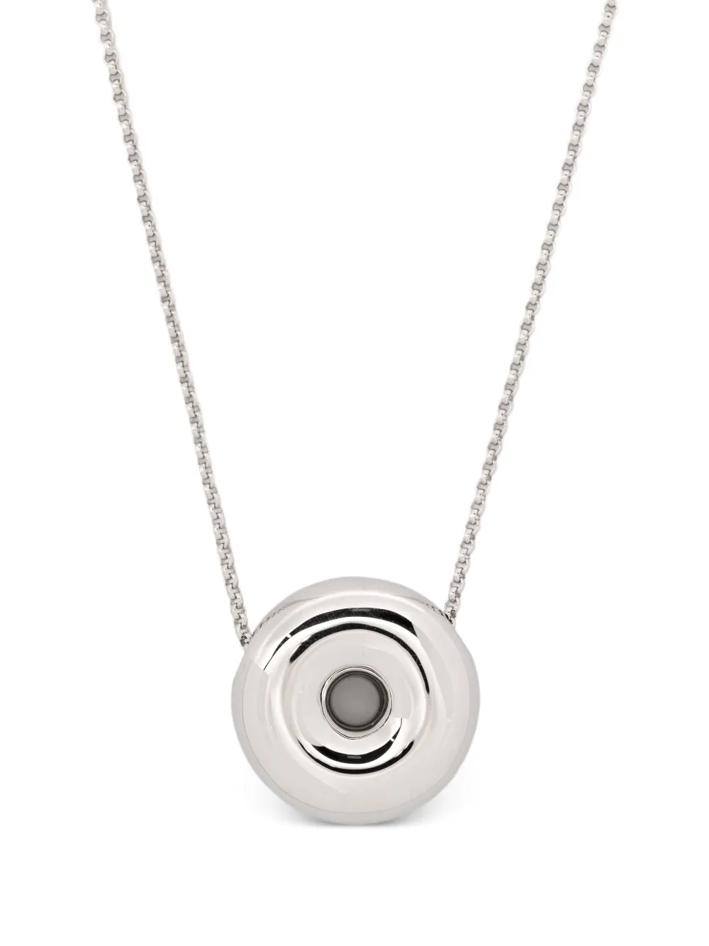 Tom Wood Sphere-pendant Necklace In Silver