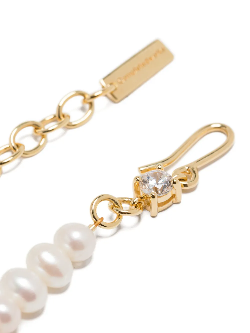 Completedworks Pearl Pendant Bracelet In Gold