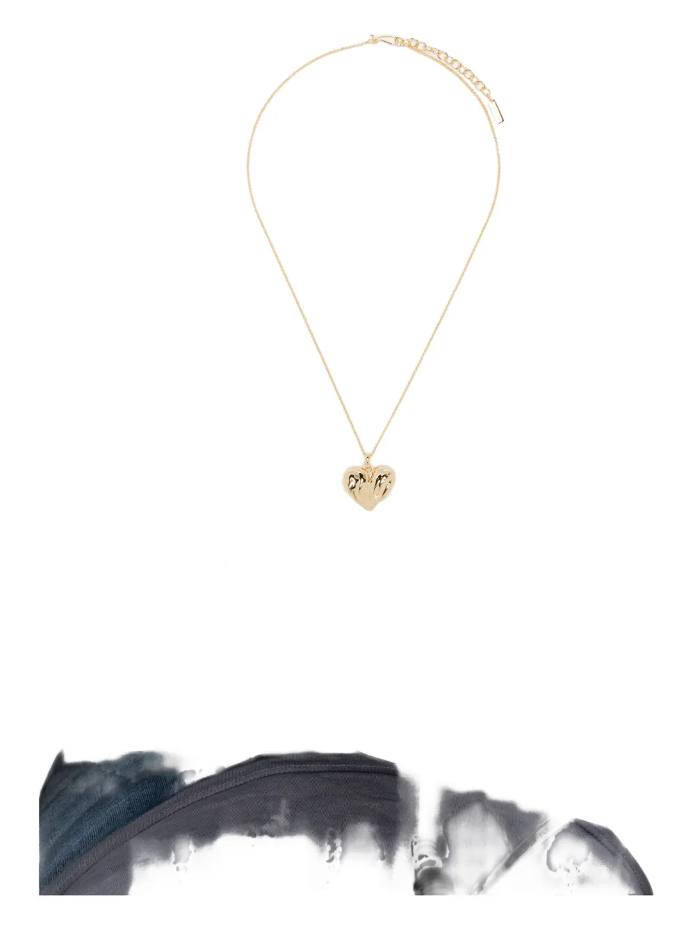 Completedworks Heart Locket Necklace In Gold