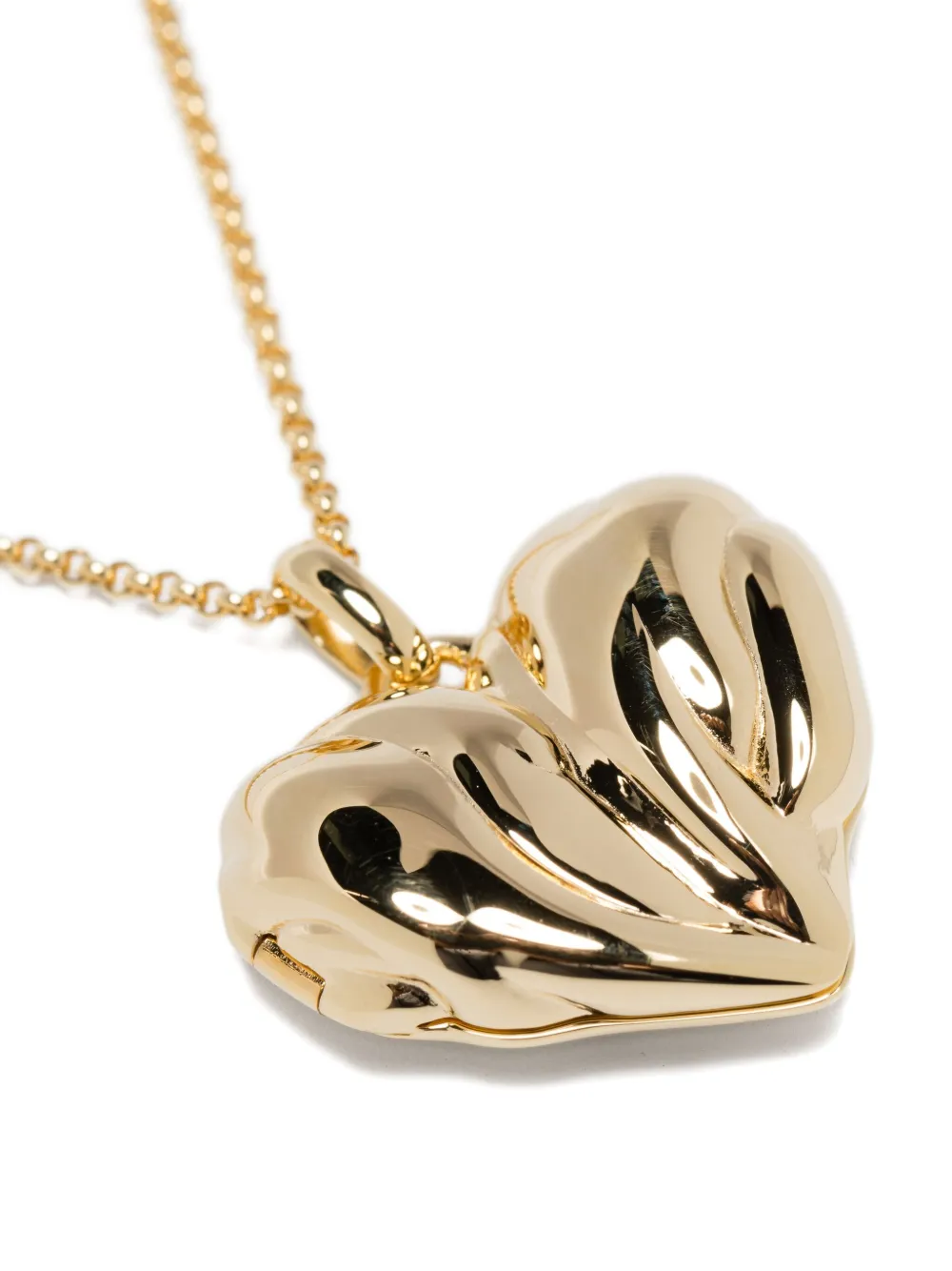 Completedworks Heart Locket necklace - Goud