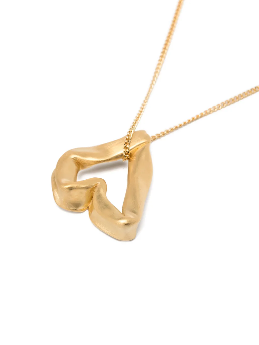 Completedworks Heart The Heart Is Not A Metaphor Necklace In Gold