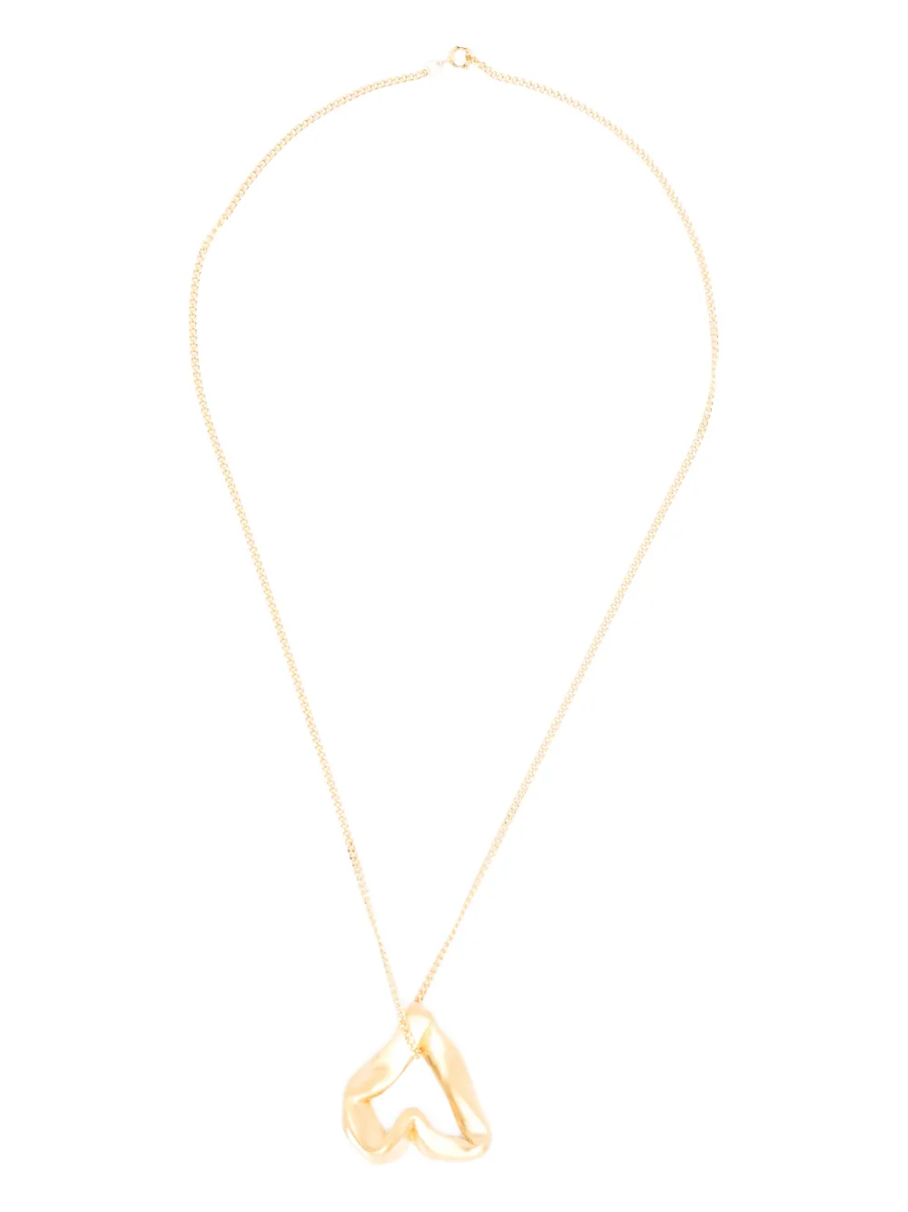 Completedworks Heart The Heart Is Not A Metaphor Necklace In Gold