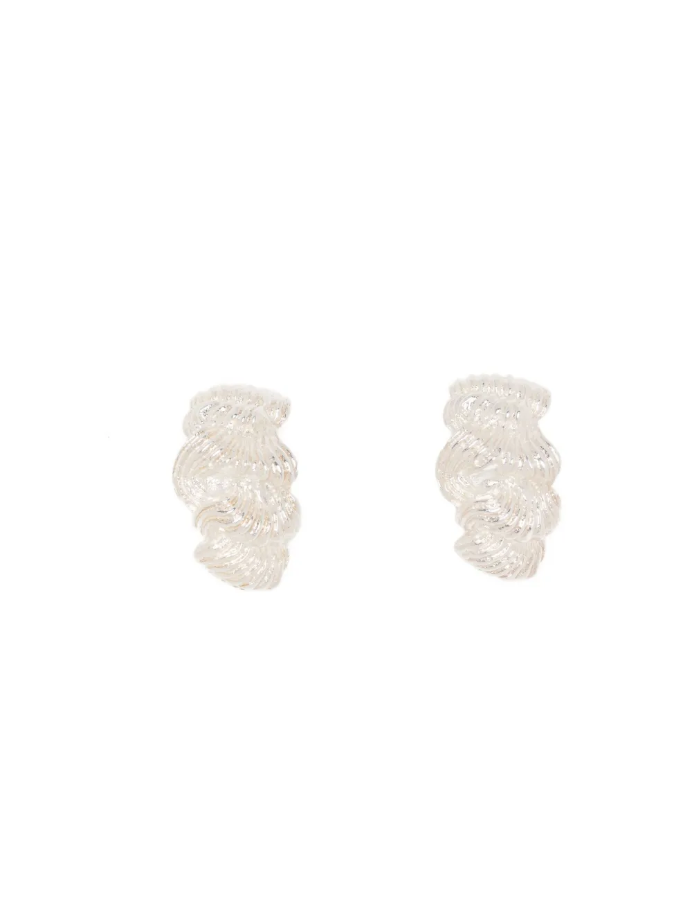 Completedworks Buttercream Textured Earrings In Metallic