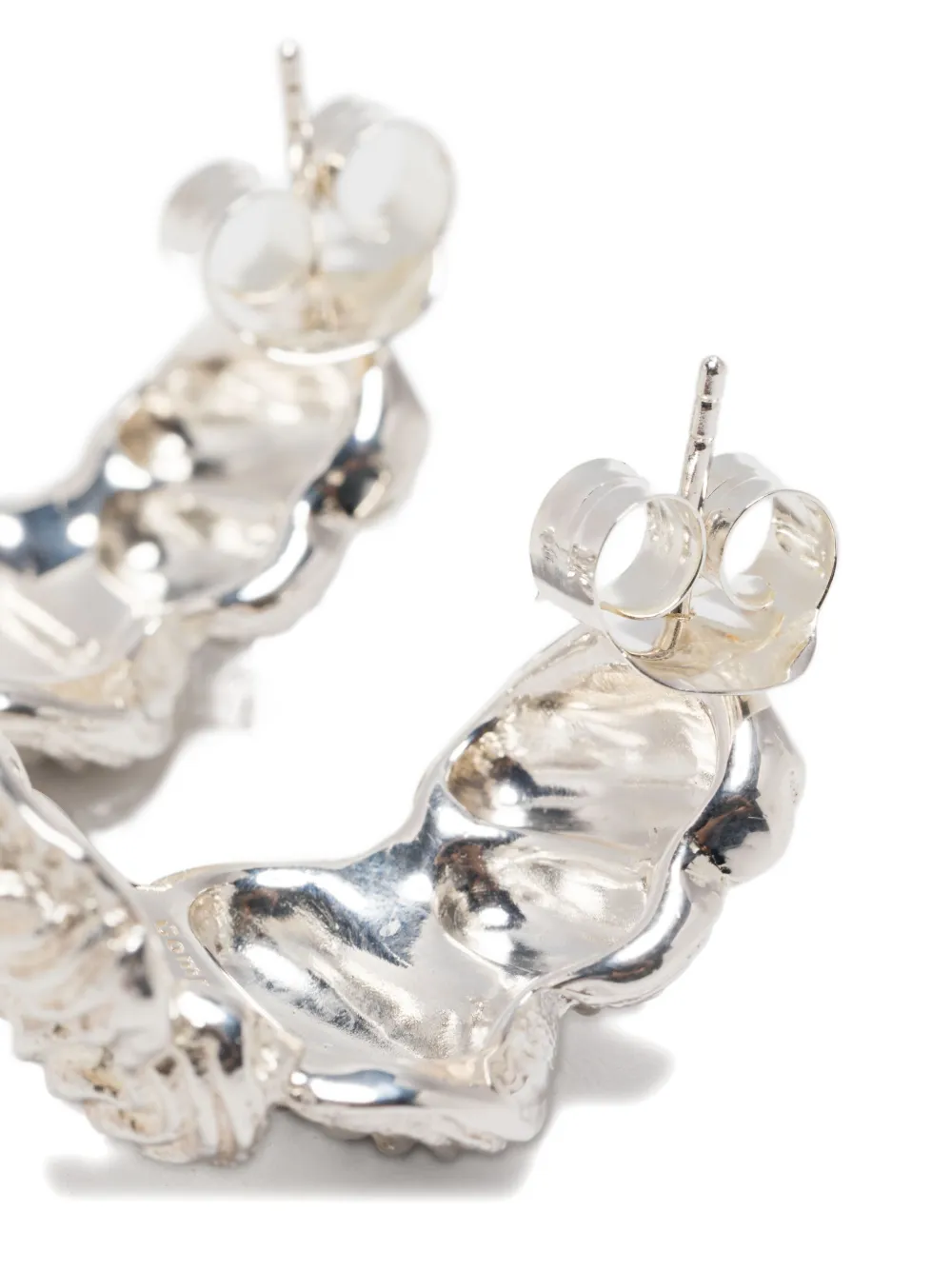 Completedworks Buttercream Textured Earrings In Metallic