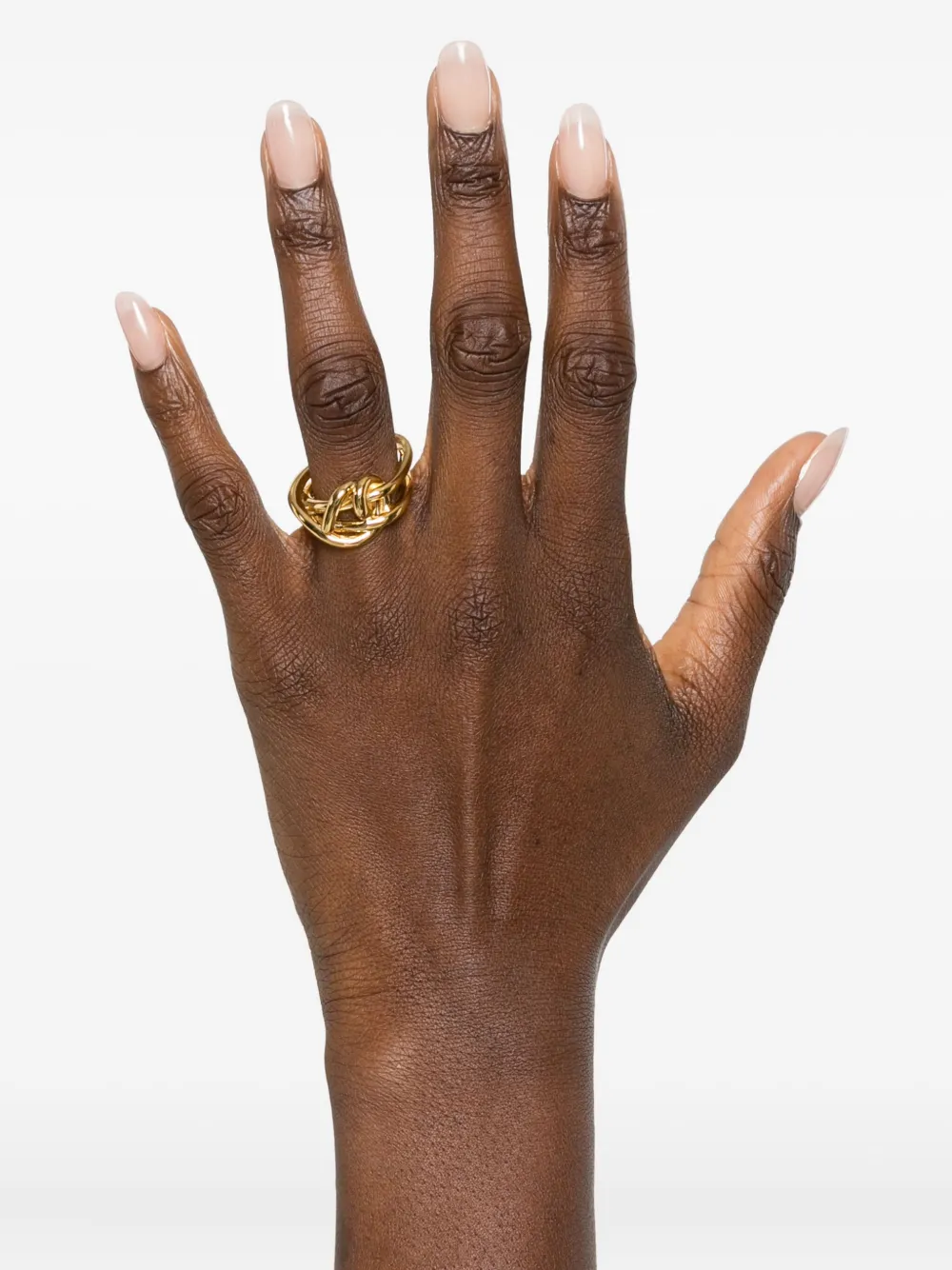 Completedworks Knot Ring In Burgundy