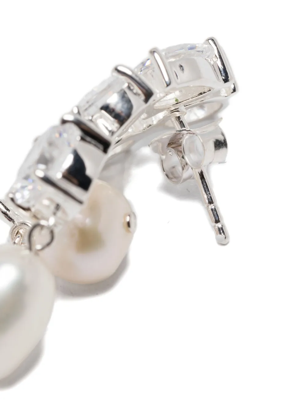 Completedworks Cascading pearl earrings - Zilver