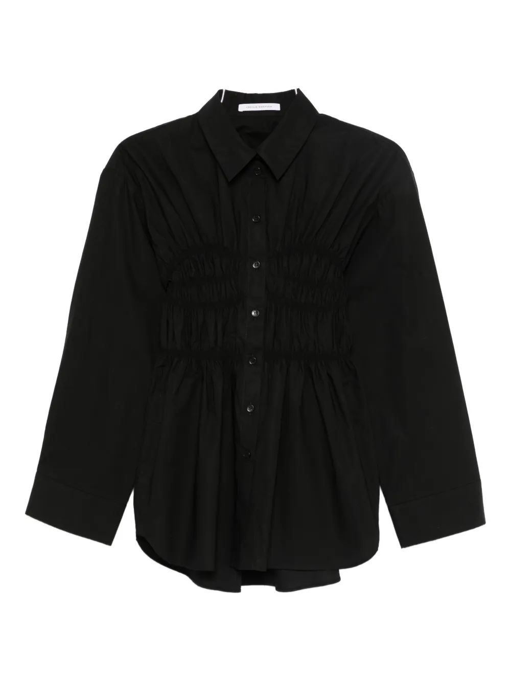 Cecilie Bahnsen Cotton Shirt In Black