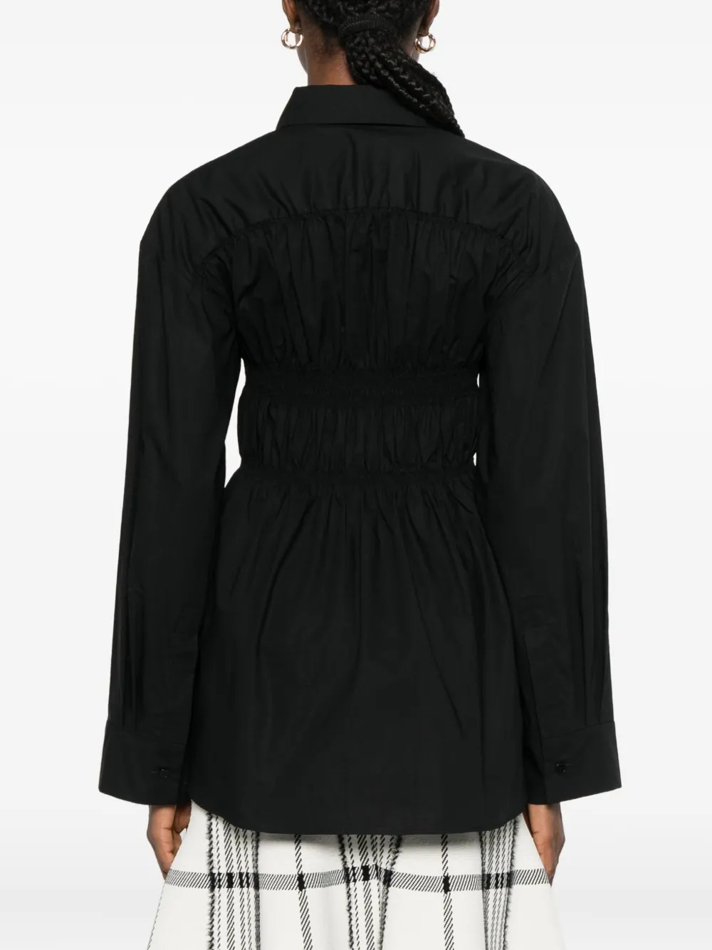 Cecilie Bahnsen Cotton Shirt In Black