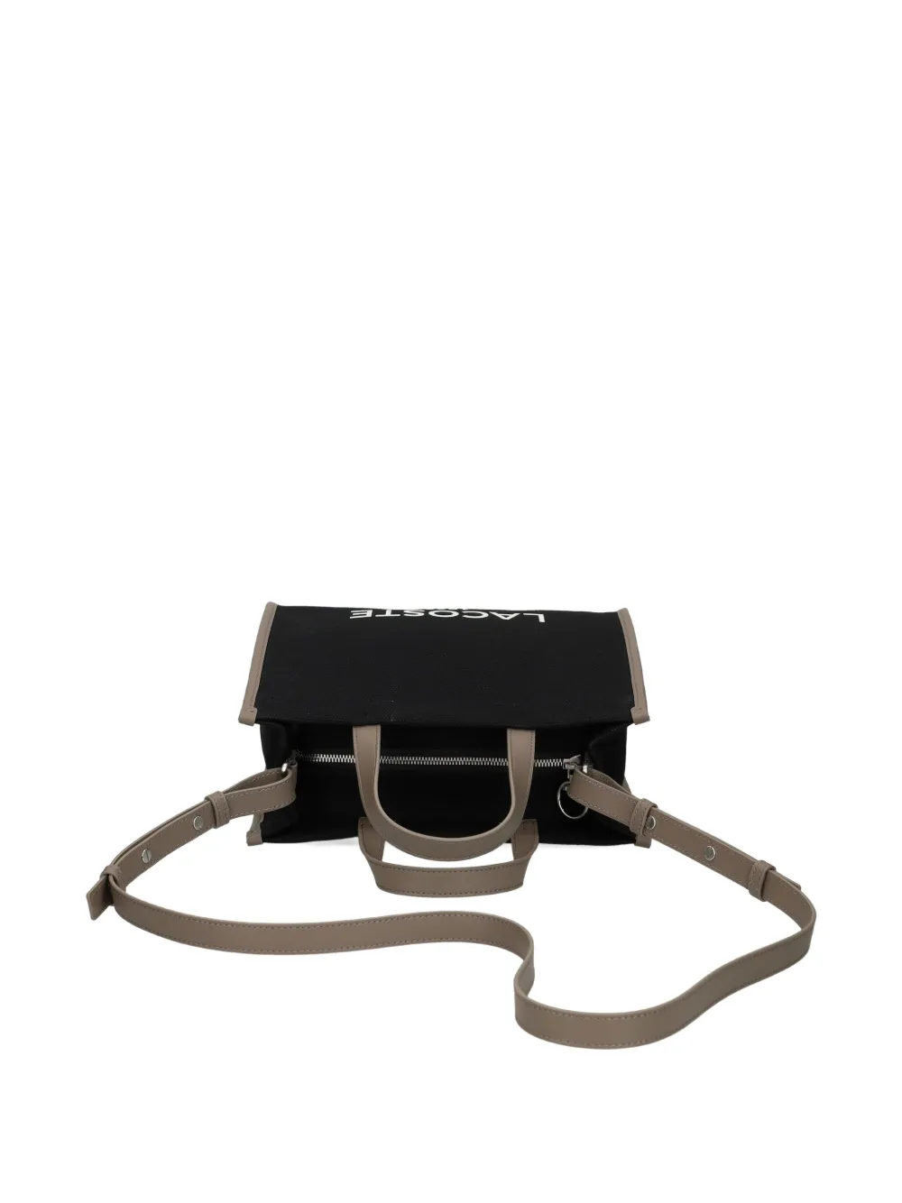 Lacoste Heritage kleine shopper Zwart