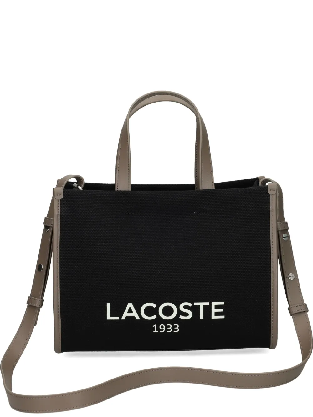 Lacoste Borsa tote Heritage piccola - Nero