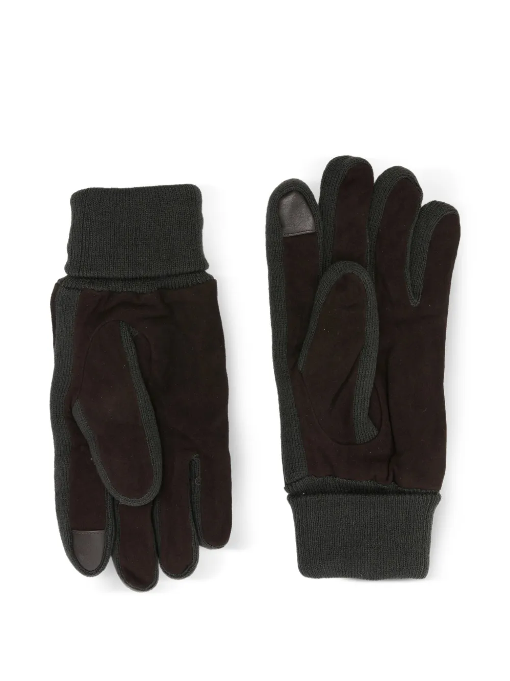 Barbour Magnus ribbed-cuff gloves - Bruin